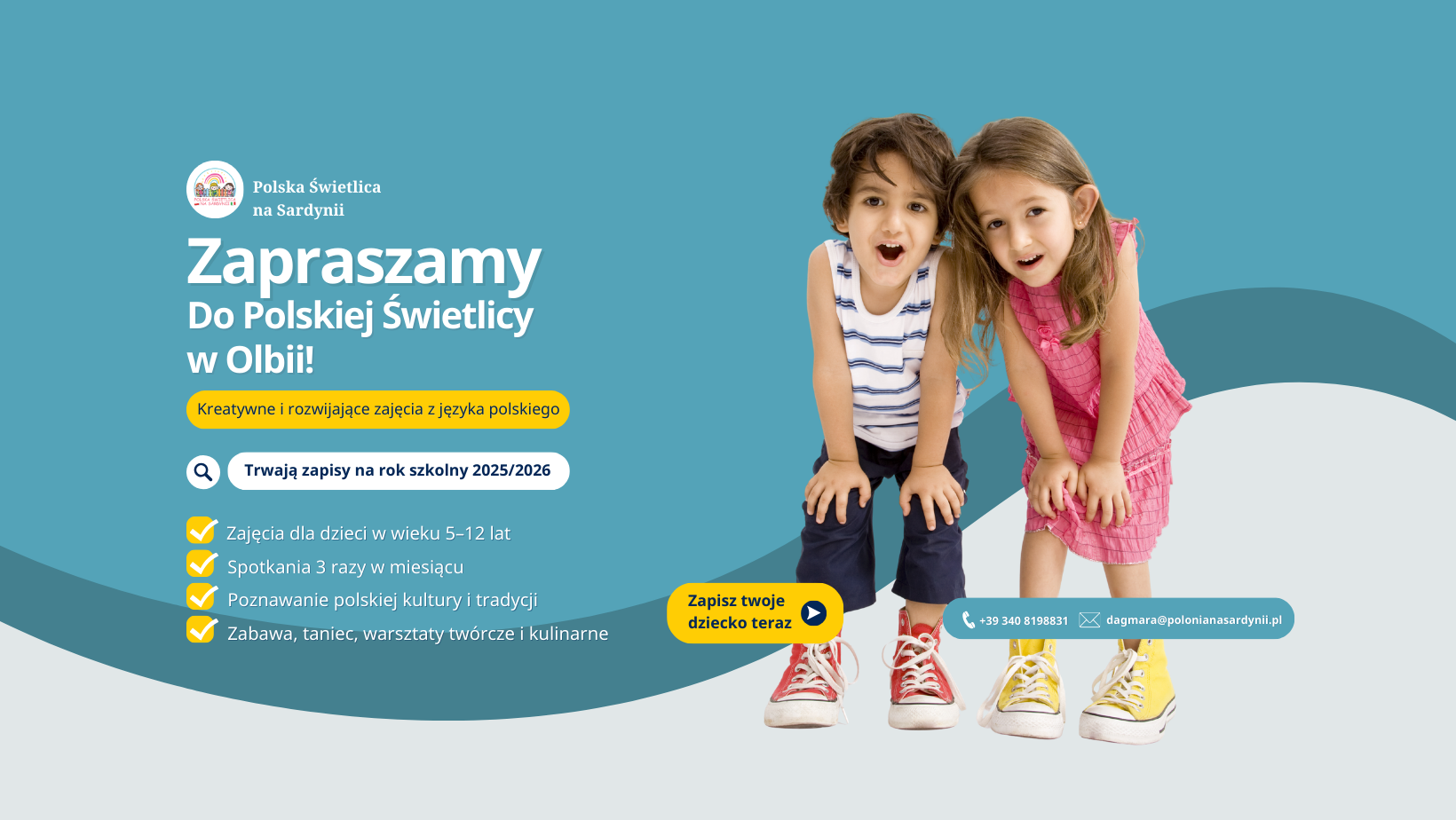 Polska Świetlica w Olbii – zapisy na rok szkolny 2025/2026