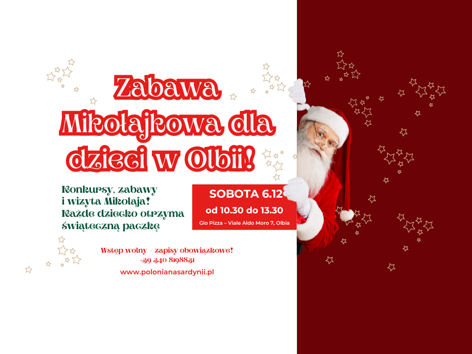 Mikołajki w Olbii – świąteczna zabawa i mnóstwo uśmiechu!